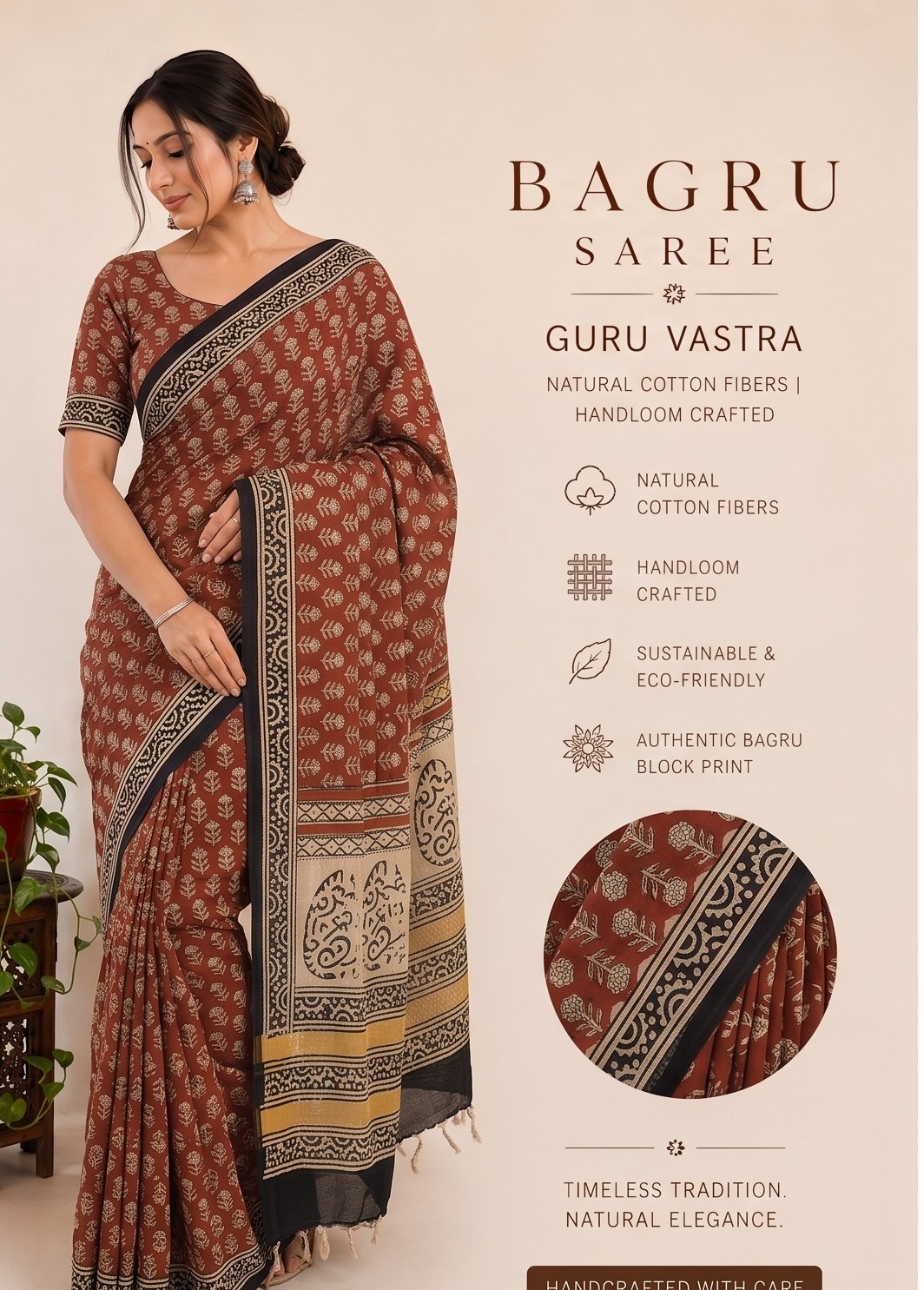 KALINDI - Bagru Handloom Mull Cotton Collection